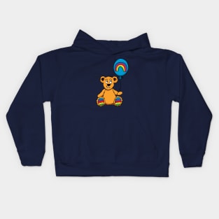 Boe - teddy bear Kids Hoodie